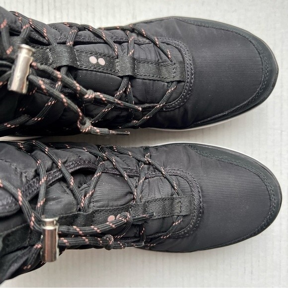 Ryka Brea Black Cold Weather Hi-Top Sneaker Booties w/ Plush Fit Women Size 8.5 - Picture 7 of 13